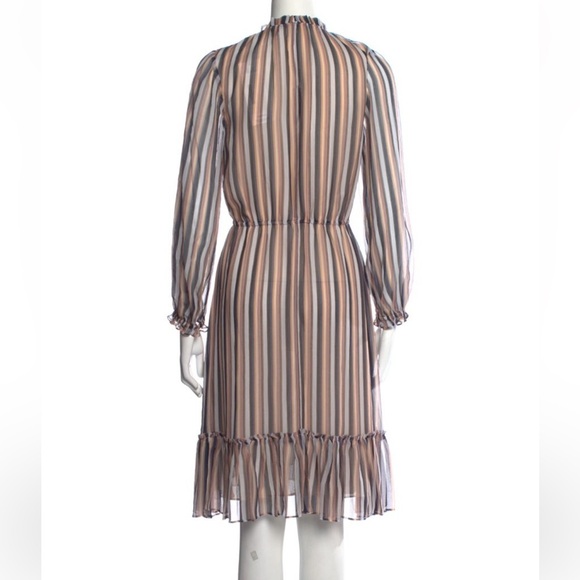 Derek Lam 10 Crosby Silk Knee Length Long Sleeve Dress - Picture 14 of 14